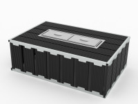 Встроенный биокамин Lux Fire Модуль 600