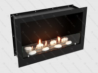Встроенный биокамин Lux Fire Кабинет 730 S