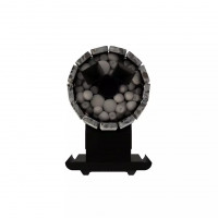 Дровяная банная печь Grill'D Cometa Vega 180 Long Window Max Stone Pro (Серпентинит)