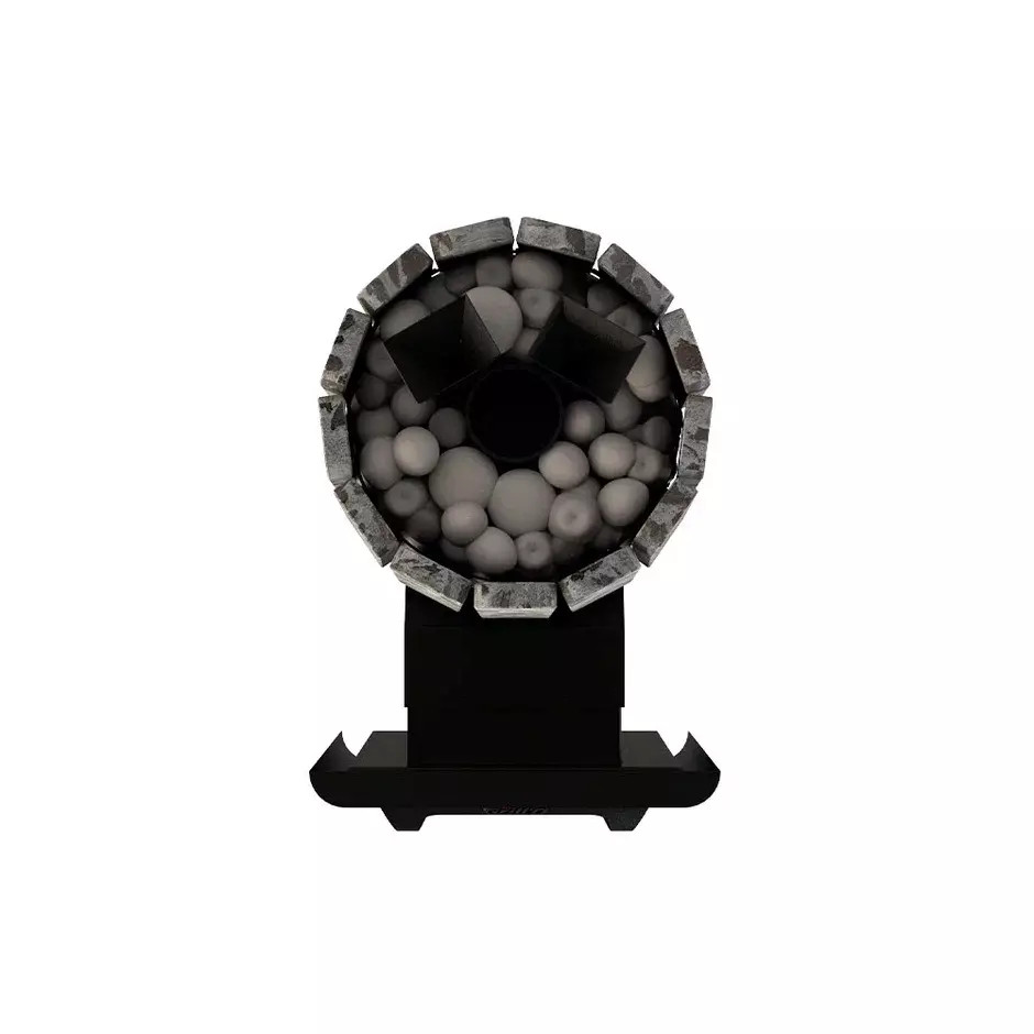 Дровяная банная печь Grill'D Cometa Vega 180 Long Window Max Stone Pro (Серпентинит)