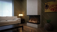 Встроенный биокамин Lux Fire Фронтальный 700 М