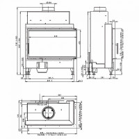 Стальная топка Romotop HEAT R/L 2G S 65.51.40.01 AKUM