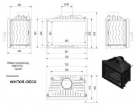 Топка Kratki WIKTOR/DECO