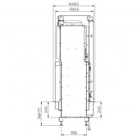 Каминная топка ECOMONOBLOCCO WT 16:9B V13 (Palazzetti)