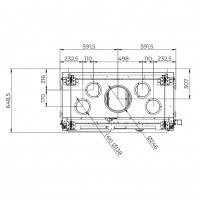 Каминная топка ECOMONOBLOCCO WT 16:9B V13 (Palazzetti)
