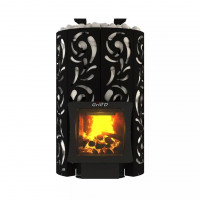 Дровяная банная печь Grill'D Violet Long Window Max