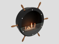 Биокамин Lux Fire Капитан 500 Н XS (коричневый)