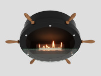 Биокамин Lux Fire Капитан 500 Н XS (коричневый)