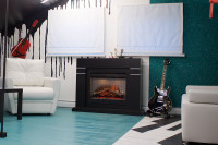 Каминокомплект Lindos - Алебастр (Высота 985мм) с очагом Symphony 26'' DF2608-INT