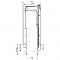 Каминная топка ECOMONOBLOCCO WT 16:9B V13 Eplus (Palazzetti)