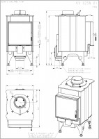 Стальная топка Romotop HEAT W 2G 70.50.01