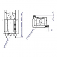 Каминная топка CFL 650B (Stav)