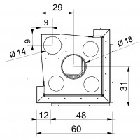 Каминная топка WINDO2 50 V (EdilKamin)
