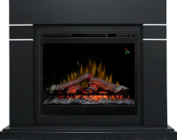 Каминокомплект Lindos - Черный (Высота 985мм) с очагом Symphony 26'' DF2624L-INT