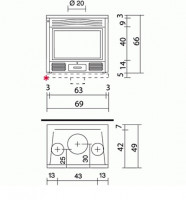 Каминная топка PIANA N (EdilKamin)