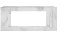 Портал Royal Flame Line 42 SFT White Marble (Разборный) - Белый мрамор
