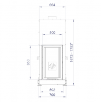Каминная топка FL 500B (Stav)