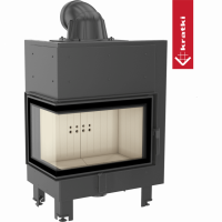 Топка Kratki PRO MBM/L/BS угловое стекло слева
