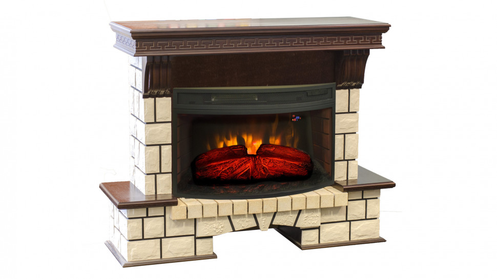 Электрокамин Stone New 33 AO с FireSpace 33W S IR