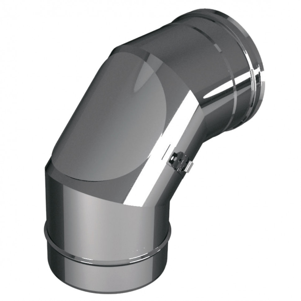Отвод 87º (90º) D180 с лючком ревизиим, AISI 304 (Вулкан)