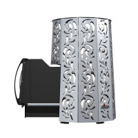 Дровяная банная печь Grill'D Violet Steel Long Window Max