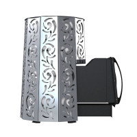 Дровяная банная печь Grill'D Violet Steel Long Window Max