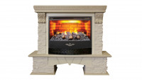 Электрокамин Rockland Lux 25,5 WT c очагом FireStar 25,5 3D