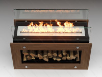 Напольный биокамин Lux Fire 