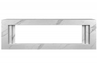 Портал Royal Flame Line 60 SFT White Marble (Разборный) - Белый мрамор