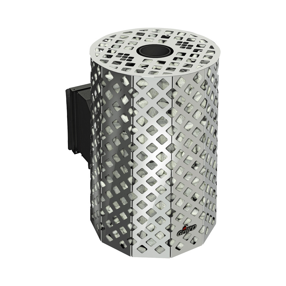 Дровяная банная печь Grill'D Violet Steel Romb Short Window Max