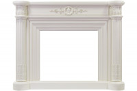 Каминокомплект Manor - Белый дуб с очагом Symphony 26'' DF2624L-INT