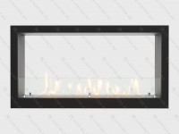 Встроенный биокамин Lux Fire Сквозной 1210 М