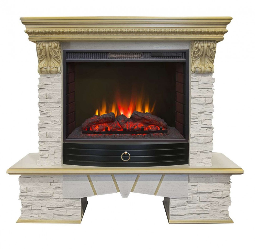 Электрокамин RealFlame Rockland LUX 25 WT с Sparta 25,5