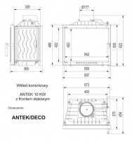 Топка Kratki ANTEK/DECO