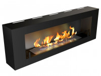 Биокамин Ornament 1200 со стеклом (Estetic Flame)