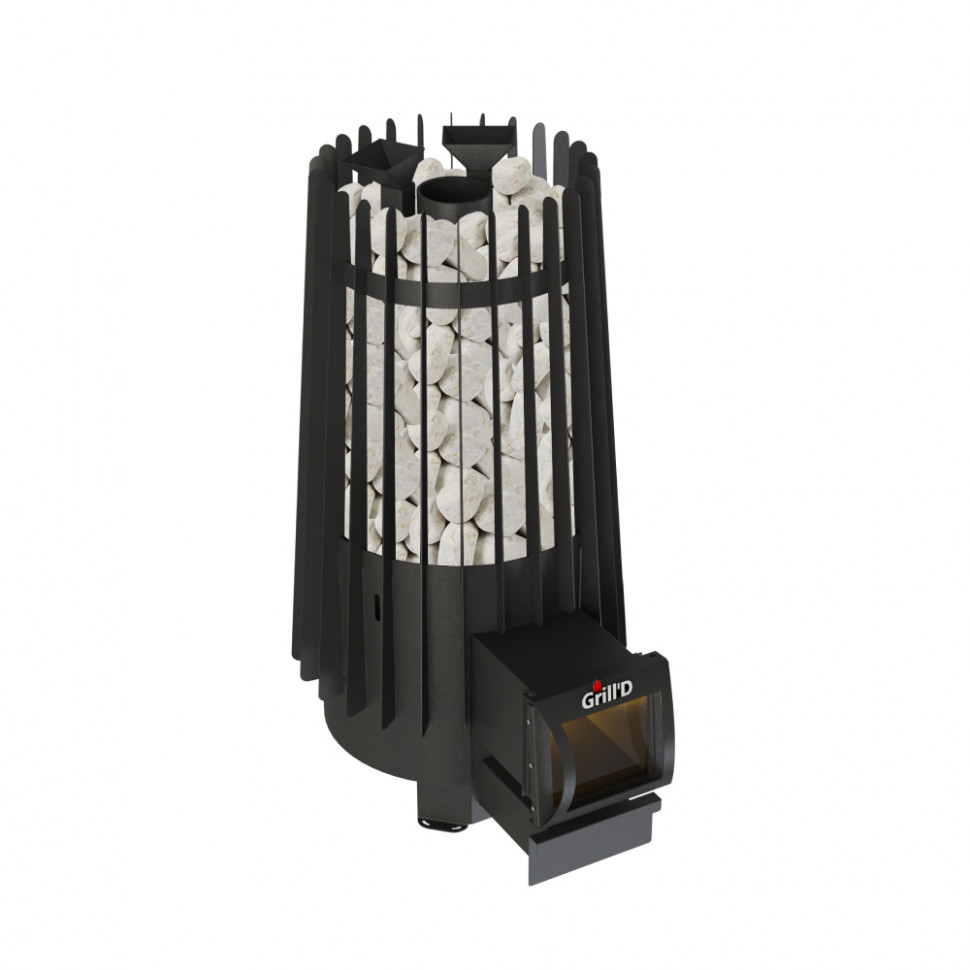 Дровяная банная печь Grill'D Cometa Vega 180 Long Pro
