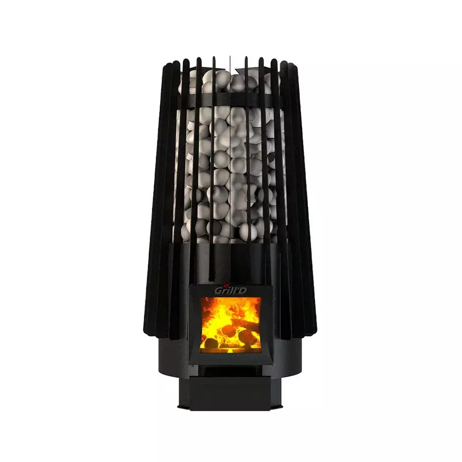 Дровяная банная печь Grill'D Cometa Vega 180 Long Pro