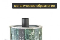 Печь для сауны Feringer Квадра, Серия ПС, облицовка Жадеит, Россо Леванте