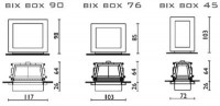 Облицовка BIX BOX 45 + топка CRISTAL 45 (EdilKamin)
