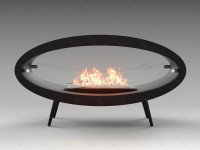 Напольный биокамин Lux Fire 
