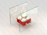 Настольный биокамин Lux Fire 