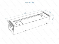Автоматический биокамин Lux Fire Smart Flame 900 RC