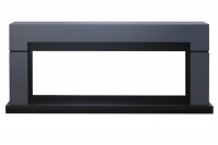 Каминокомплект Lindos 60 (Разборный) - Серый графит с очагом Vision 60 LED