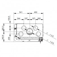 Каминная топка ECOMONOBLOCCO WT 78L N12 (Palazzetti)