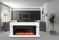 Портал Royal Flame Lindos 42 SFT - Серый мрамор (Ширина 1470мм)