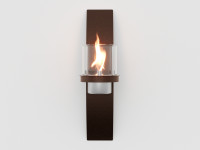 Биокамин настенный Lux Fire Олимпус D (коричневый)