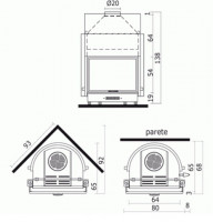 Каминная топка ACQUATONDO 22/PLUS (EdilKamin)