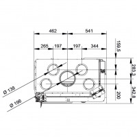 Каминная топка ECOMONOBLOCCO WT 78R N12 (Palazzetti)