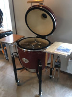 Гриль Monolith LeChef Pro Serie 2.0 без боковых столиков и ножек, красный (огромный)