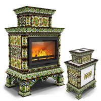 Печь изразцовая КимрПечь Кострома центральная, двухъярусная(700)